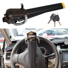 Portable Car Steering Wheel Anti Theft Security Airbag Lock Safe Device + 3 Keys