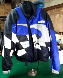 Motorcycle Jacket Factory Kawasaki Ninja - Padded - Zip Out Quilted Lining - XL - Picture 1 of 12