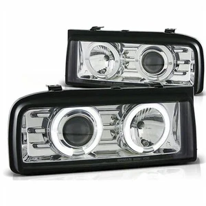 Kit fari Angel Eyes a led cromati per Vw Corrado 88-1995 - Foto 1 di 4