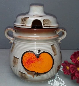 Scheurich 822-30 W.Germany Rumtopf Bowle Obstmotiv Relief Grau/Braun Y 502 - Bild 1 von 11