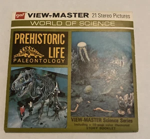 View Master Vita Preistorica, Paleontologia, Dinosauri Sawyer's, Set di 3 Mulinelli B9 - Foto 1 di 5