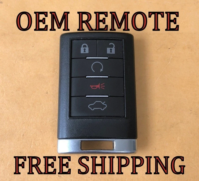 OEM 08-13 CADILLAC CTS DTS STS KEYLESS ENTRY REMOTE FOB TRANSMITTER 20998256 #2 - Image 1 of 1
