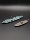 USS Monitor and  Merrimack War at Sea set