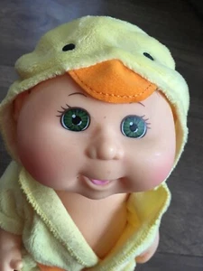 Cabbage Patch Kid Doll In A Duck Robe Modern Version Hard Body - Picture 1 of 9
