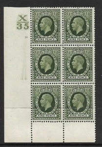 1934 9d Photogravure Control X35 15 No Dot perf type 6 UNMOUNTED MINT - Picture 1 of 1
