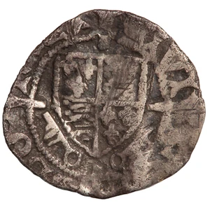 1485 - 1509 HENRY VII SOVEREIGN TYPE HAMMERED SILVER PENNY (#7388) - Picture 1 of 2