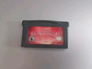 THE LION KING 1 1/2 DISNEY NINTENDO GAMEBOY ADVANCE AUTHENTIC CART ONLY GBA - Picture 1 of 2