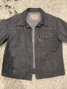 Graph Zero JAPAN Selvedge Denim Jacket Womens Heart Made NEW - Picture 1 of 11