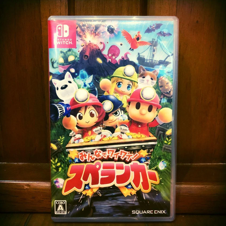 Nintendo Switch Minna de Wai Wai! Spelunker SQUARE ENIX Japan Import Game - Image 1 of 3