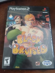 (PlayStation 2 2003) PS2 Black & Bruised Complete in Very Good Condition! - Picture 1 of 1
