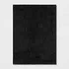 Room Essentials Black Plus Shag Area Rug 4ft x 5.5ftNew with Tags