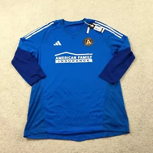 Adidas Atlanta United FC Soccer Jersey Mens 2XL GK Jersey Blue HY7678 Slim fit - Picture 1 of 8