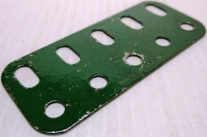 Meccano - 103f Flachträger 5 Loch mittelgrün Original - gebraucht wenige Spuren - 2. Post - Bild 1 von 6