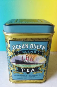 Alte Sammler-Teedose/Blechdose: Ocean Queen Tea - Bild 1 von 6