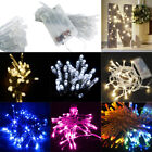LED Mains Fairy String Lights UK Plug in Battery Christmas Outdoor Indoor Garden