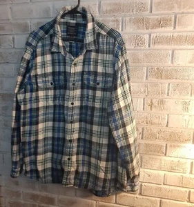 American Eagle Flannel Button Up sz XXL Classic Comfort - Picture 1 of 8