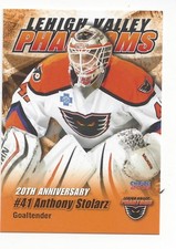 2015-16 Lehigh Valley Phantoms (AHL) Anthony Stolarz (goalie)