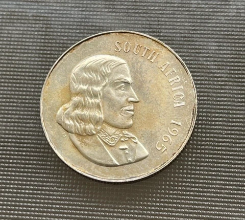 1965 South Africa 1 One Rand - Silver Cover