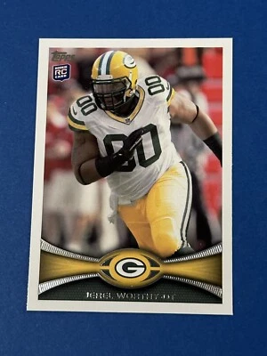 2012 Topps Jerel Worthy Rookie #139 Green Bay Packers RC (D) - Image 1 of 2