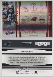 2006 Playoff Absolute Memorabilia Spectrum Red /25 Steve Smith #TOT-126