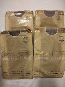 4 Silkies Ultra Shapely Perfection Compression PANTYHOSE Taupe Size Medium NEW 