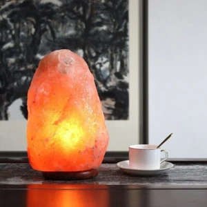 Himalayan Crystal Rock Salt Lamp | Natural  Lamp | Air Purifier & Decor - Picture 1 of 11