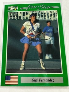 1991 NetPro Tour Star Tennis Trading Card Gigi Fernandez