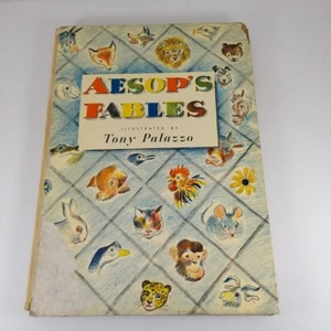 Aesop's Fables Illustrated By Tony Palazzo 1954 Doubleday Hardcover - Picture 1 of 16