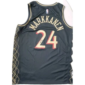 Maglia Nike NBA Chicago Bulls Lauri Markkanen City Edition Large Nuova con etichette Firmata 24 - Foto 1 di 9