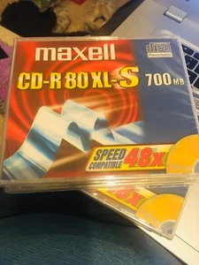 Maxell CD-R 80XL-S 700 MB 48x speed discs x4 - Picture 1 of 1