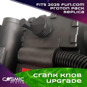 Proton Pack Crank Knob Upgrade | Fits 2025 Fun.com Ghostbusters Pack Replica - Picture 1 of 6