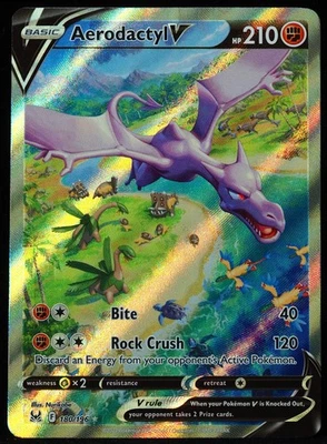 Aerodactyl V #180 NM-M Pokemon Card Lost Origin - Image 1 of 4