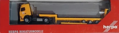 HERPA 151047 Camion autoarticolato 5 assi,trasporto auto, VOLVO GL SZ - scala H0 - Immagine 1 di 4