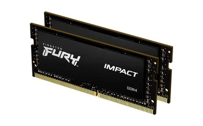 Kingston FURY Impact 16 (2 x 8 GB) 3200MHz DDR4 CL20 Laptop Memory Kit of 2 KF43 - Image 1 of 4