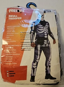 Fortnite Skull Trooper Skeleton Costume Size Adult Small - Picture 1 of 4