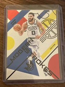 Jayson Tatum 2024-25 Panini Court Kings Trazos Modernos Obsidiana 1/8 - Imagen 1 de 3