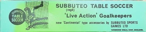 Subbuteo Accessories Set C.123 Live Action Goal Keepers - Picture 1 of 4