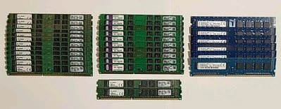 Lot 30x Kingston 4GB PC3 PC3L RAM 10600 12800 Desktop KAC-VR316S/4G KAC-VR313/4G - Image 1 of 4
