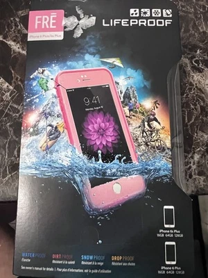 LIFEPROOF FRE WATERPROOF CASE FOR IPHONE 6S PLUS 6 PLUS SHOCK Pink  - Image 1 of 4