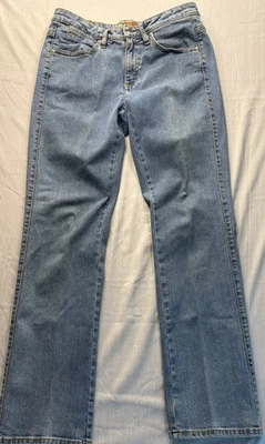 Pantalones de mezclilla Wrangler AURA para mujer talla 8 (30 x 34) azul mezcla de algodón EXCELENTE Foto 1 de 4