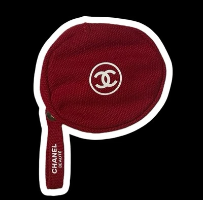 全新 带盒 香奈儿 Beaute 红色 VIP Air Pods/ 现金/ 卡包 4 英寸 小袋 — 第 1/4 张图片