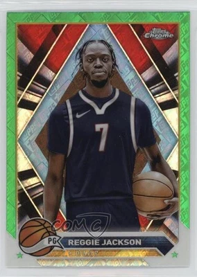 2023-24 Topps Chrome Green Topps Refractor Reggie Jackson #168 - Image 1 of 2