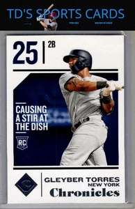 2018 Panini Chronicles #60 Gleyber Torres Press Proof #/299 - Picture 1 of 2
