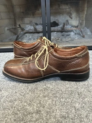 Zapatos Oxford Sandro Comfort Gel Marrón Cuero Suave Con Cordones Para Hombre’s 9 D (id20) Foto 1 de 4