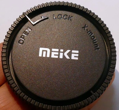 MEIKE X Rear LENS Dust Cover Cap for Fujifilm X mount Cameras XT2 XT4 33mm f1.4 - Image 1 of 3