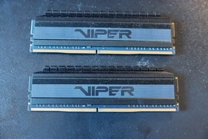 Patriot Viper 4 Blackout 32GB DDR4 Ram (2x 16gb) PVB432G360C8K - Picture 1 of 2