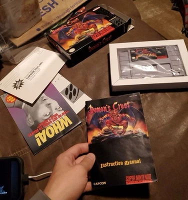 Demon's Crest (Super Nintendo SNES, 1994) Complete CIB - Tested - Authentic - Image 1 of 4
