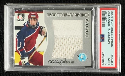 2005-06 ITG Heroes and Prospects Silver /100 Alex Ovechkin PSA 9 MINT Rookie RC - Image 1 of 2