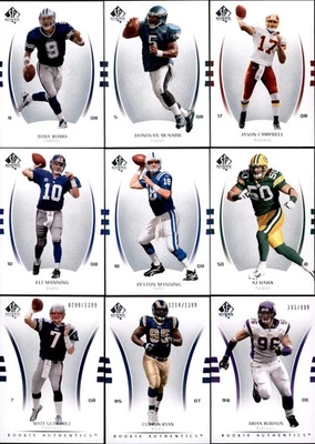 2007 Upper Deck SP Authentic Football Complete Your Set #1-297 You Pick! - Image 1 of 4