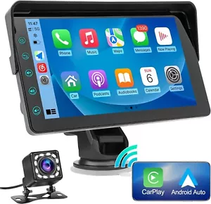 Autoradio Android Auto portatile Carplay apple navigatore wifi gps fm cam 1080p - Foto 1 di 7